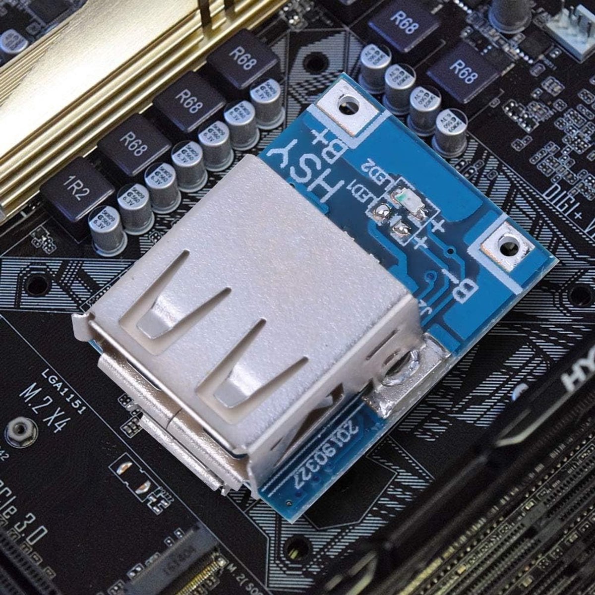 Boost Power Modules 5V 1A USB Oplaadbord met Bescherming en Spanning Verhoging - 5 Stuks voor Efficiënt Opladen en Ontladen