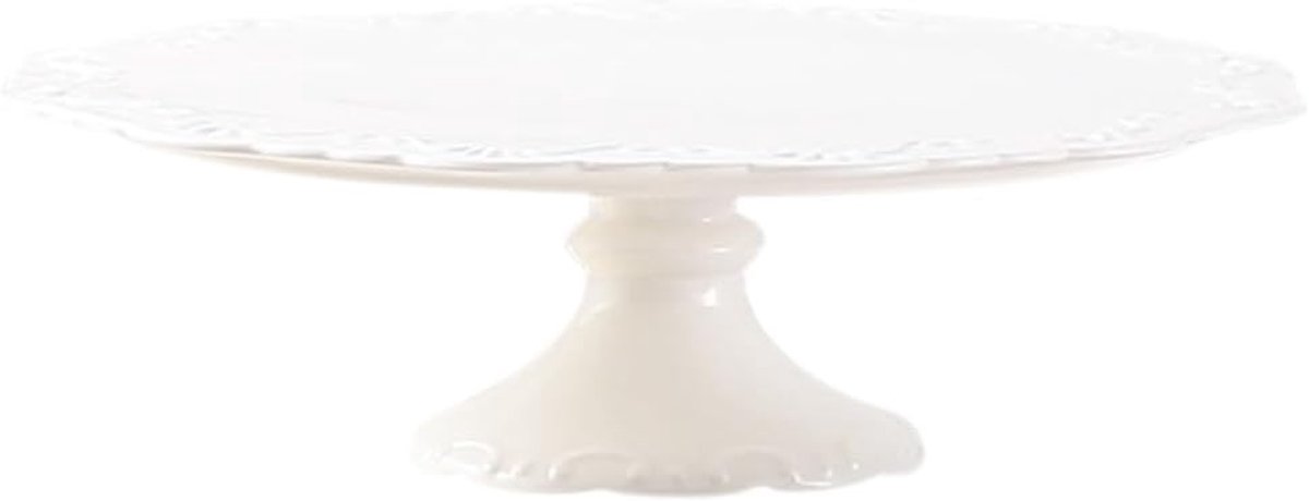 Ronde Keramische Taartplateau met Basis voor Cupcakes en Desserts - Ideaal voor Bruiloften en Verjaardagsfeesten, Multifunctionele Presentatiestand voor Muffins en Gebak