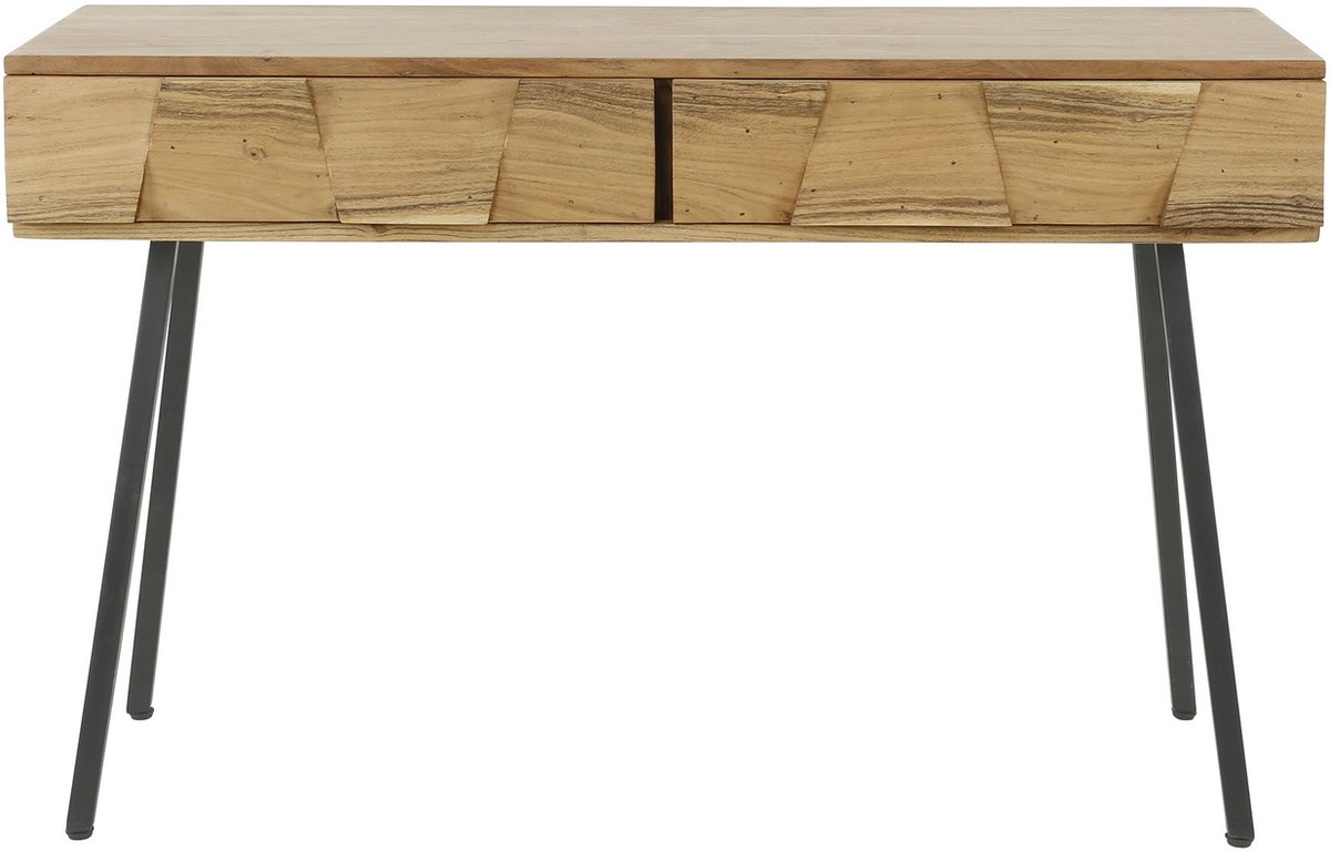 Giga Meubel Kaptafel Demn - Bruin Hout - 125x77x40cm