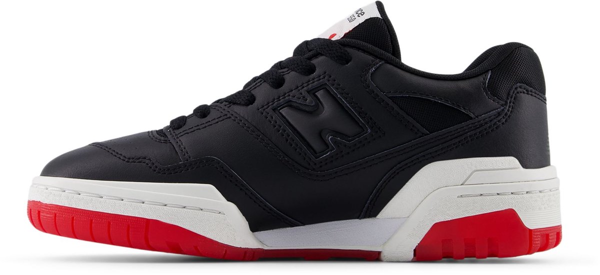 New Balance 550 (GS) - Sneakers - Maat 38 - Black/Team Red / Zwart Rood - 550 - Lifestyle - Kinder Sneakers