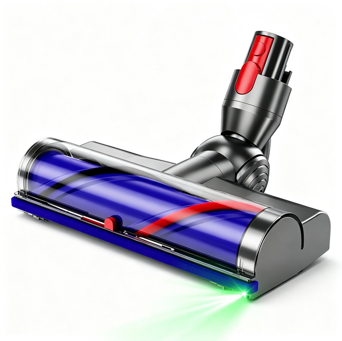 BLOSSOM Aangedreven Zuigmond Geschikt voor Dyson Steelstofzuiger V8/V10/V11/V15/G5 - Turbo Borstel - Vloerzuigmond - Stofzuigeraccessoires - Blauw