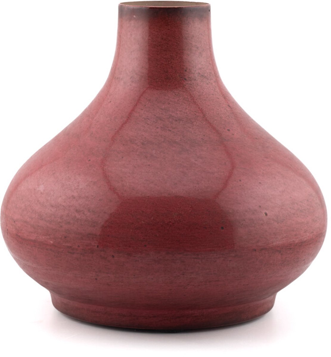 Metalen vaas spheric roze