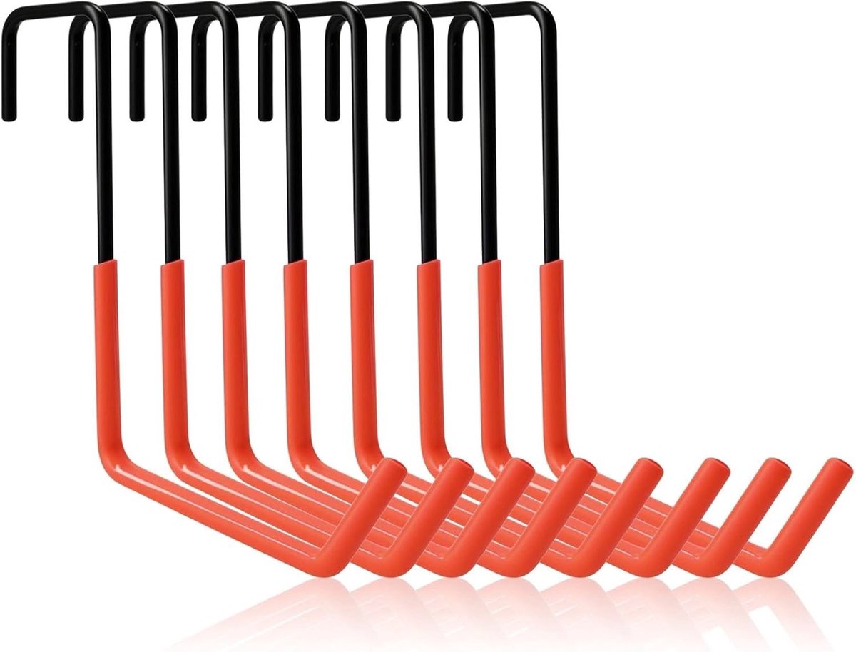 Fietshaken - Zwart - S-vormige Haken - Robuuste Ophangoplossing voor Fietsen en Tuingereedschap