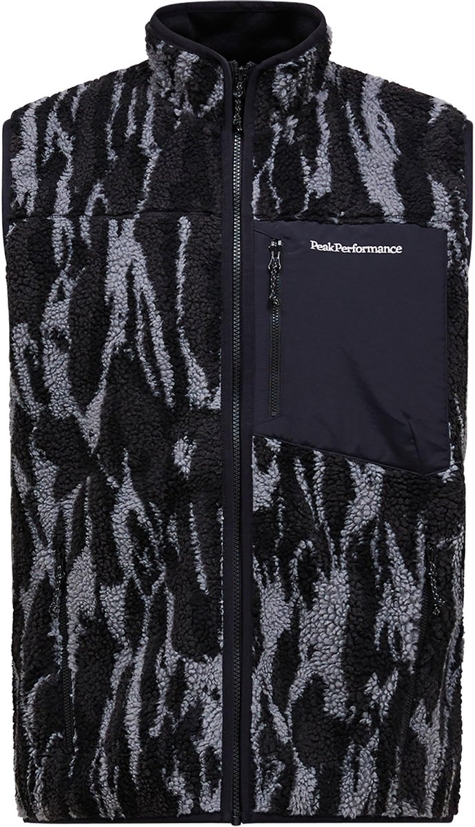 Peak Performance Graphic Pile - Vest - Winter Shard - S