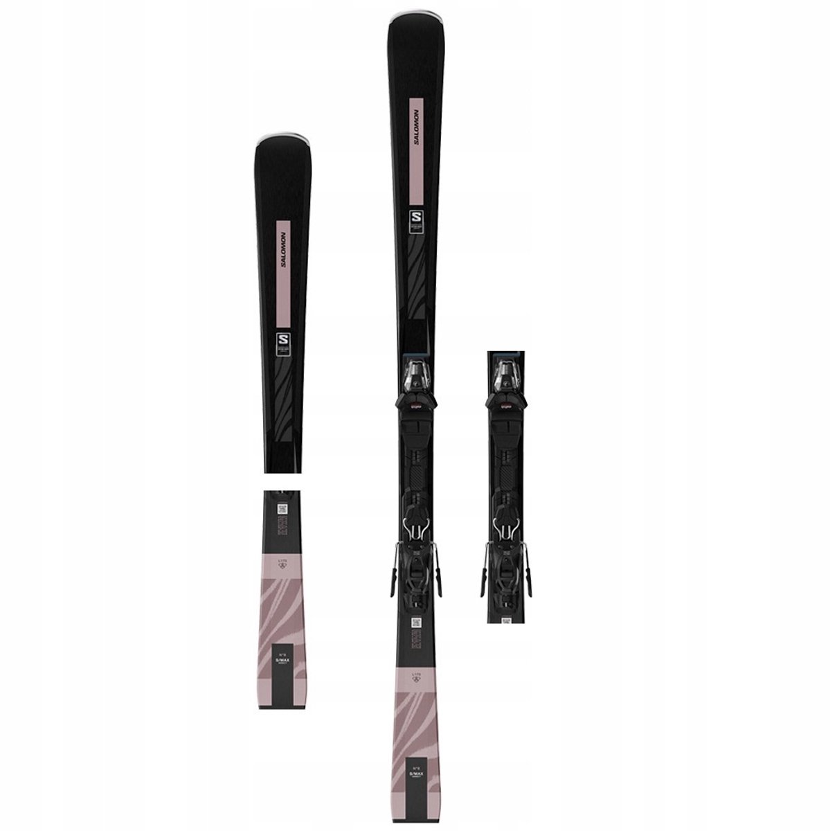 SALOMON - E S/MAX N°8 + M10 GW L80 - 165 - black