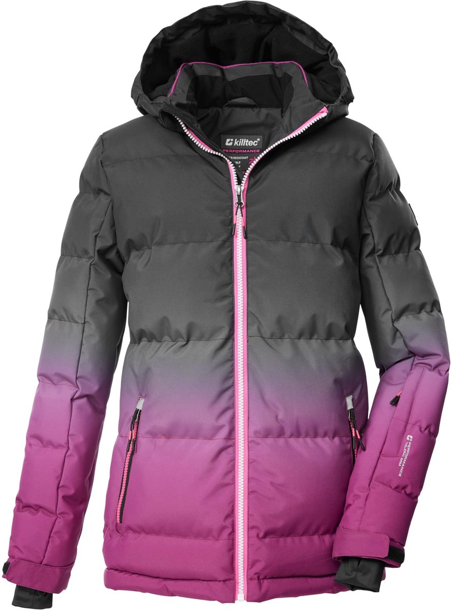 KILLTEC KSW 330 GRLS SKI QLTD JCKT Ski-jas Dark Raspberry Donker Framboos/zwartblauw