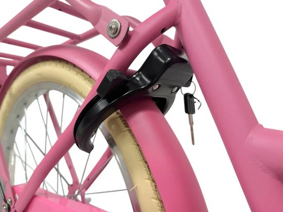 Kinderfiets Uniek Girly 22'' 1N Roze — afbeelding 3