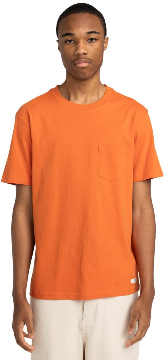 ELEMENT - ICON LABEL POCKET SS - Coral Gold - xs