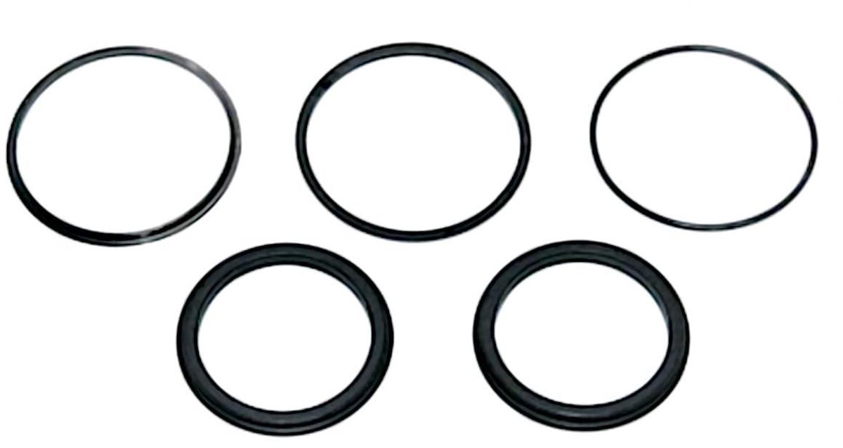 Afdichtingsset Keuken - Ringenset Kraan - Lekkages Voorkomen - Specifieke Pasvorm - 40 mm Diameter - Zwart