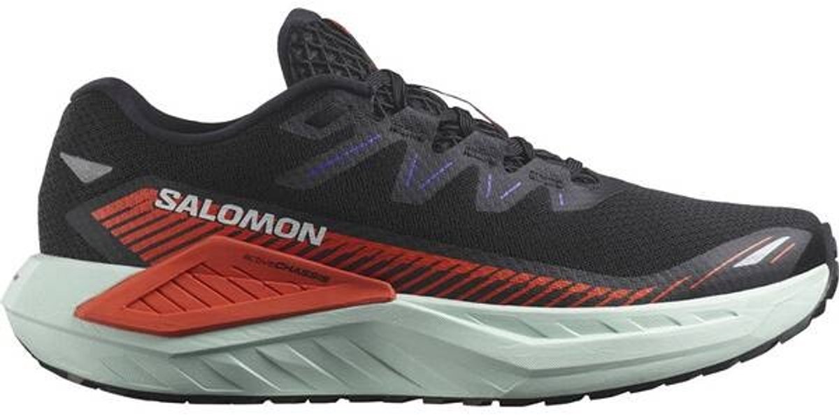 Salomon DRX Defy Grvl - Hardloopschoen - Zwart/kers/baai - 47 1/3