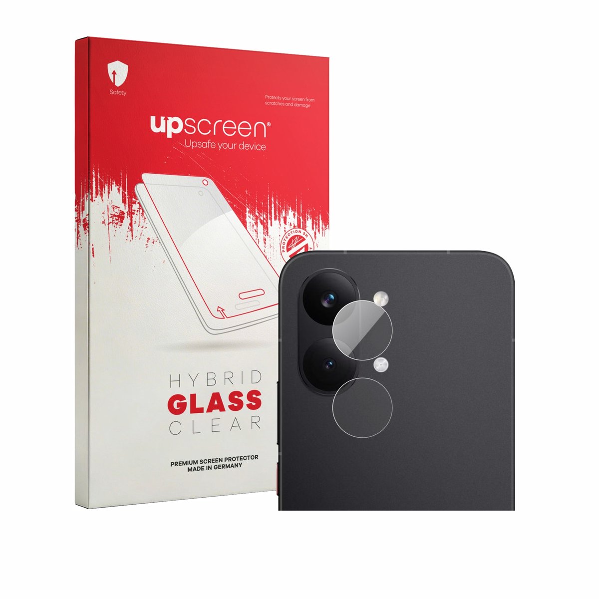 upscreen - Screenprotector voor Xiaomi Poco X8 Pro Max (ALLEEN Camera Lens) - Folie Beschermfolie Beschermglas transparant