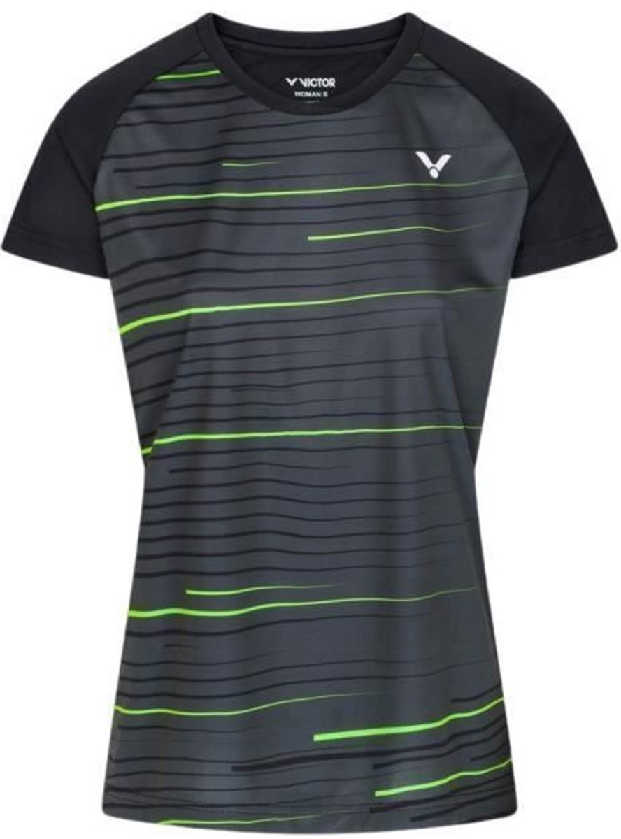 VICTOR T-34101 C - T-shirt - Dames Zwart - XL