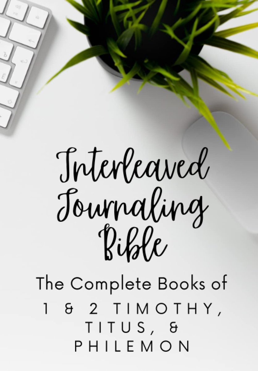 Bijbel journaling 1 & 2 Timoteüs, Titus & Filemon - interleaved - luxe uitvoering - perfect voor notities - ShopVlot