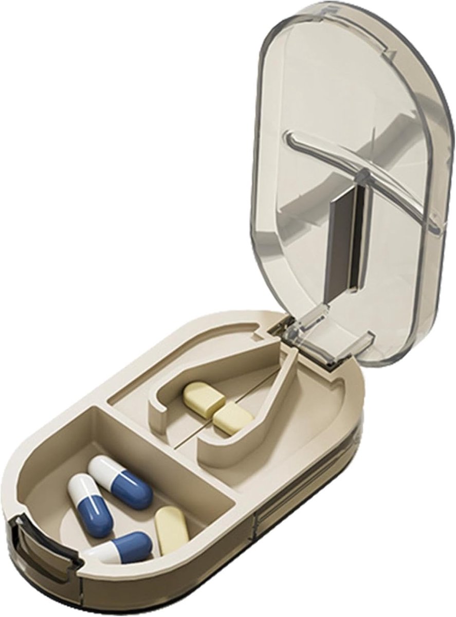 pillensplitter, pillensnijder en organizer combo | Multifunctionele