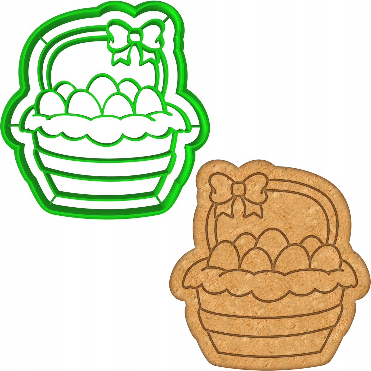 Paas Koekjesvorm - Mandje 8cm - Bakvorm voor Koekjes & Koekjes
