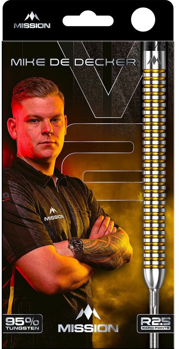 Mission Mike de Decker V2 Rapid Point 95% - Dartpijlen van Mission — afbeelding 2