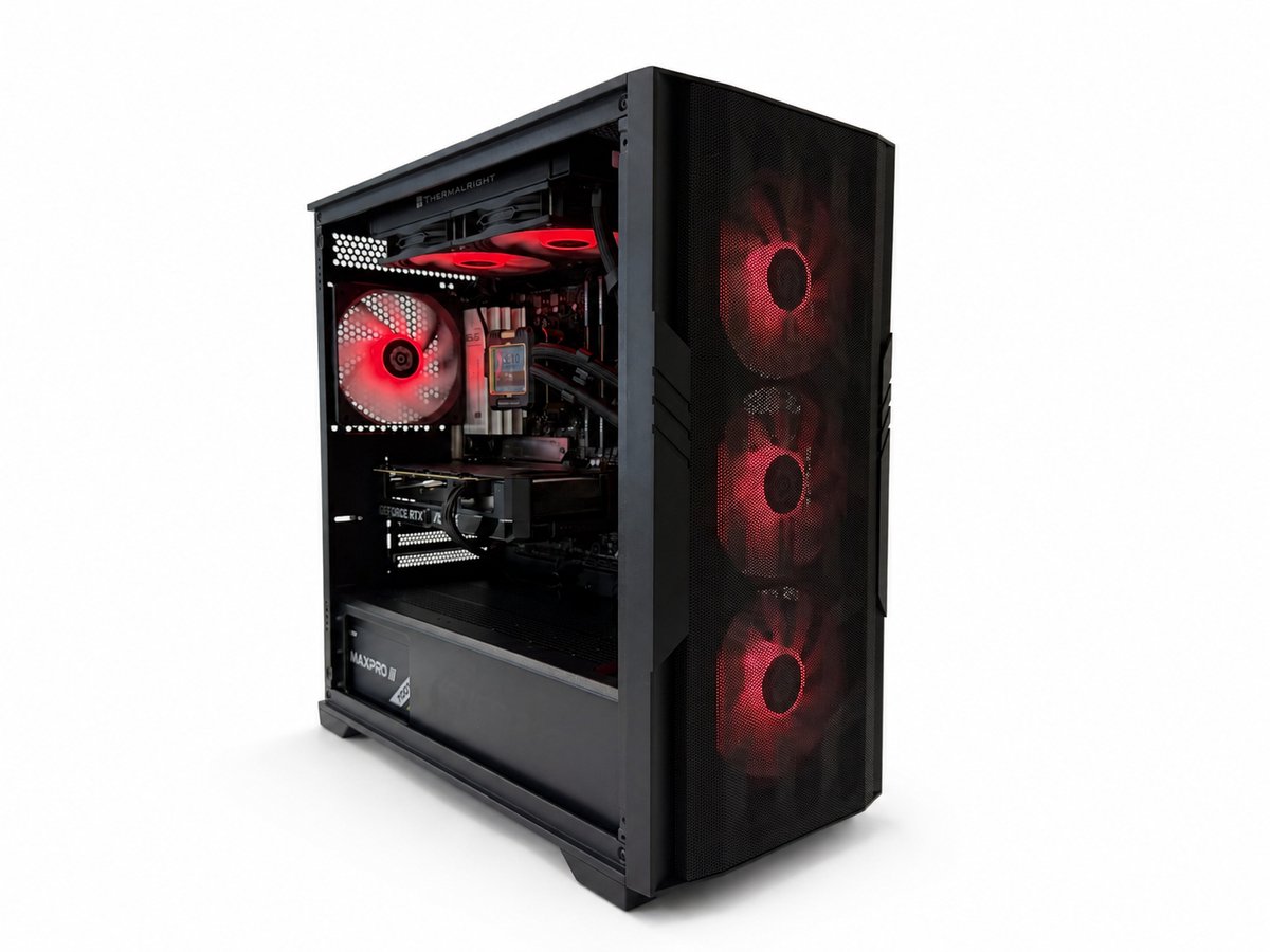 Azoth - Powered by Asus - ELITE-5060Ti - AMD Ryzen 5 7800X3D TRAY - ASUS DUAL GeForce RTX 5060Ti OC 8GB - 32GB RAM - 1TB M.2 SSD Gaming PC