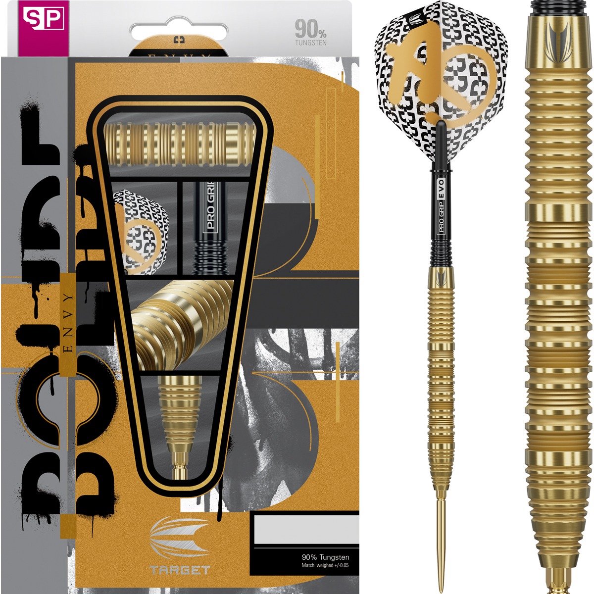 Target Bolide Envy 01 Swiss Point 90% - Dartpijlen