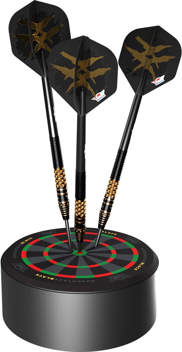 Bull's Advantage Black Mini Dartboard Display