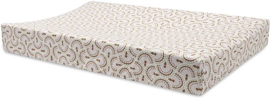 Jollein Wickelauflagenbezug Jersey 50x70cm - Soft Plumes — afbeelding 2