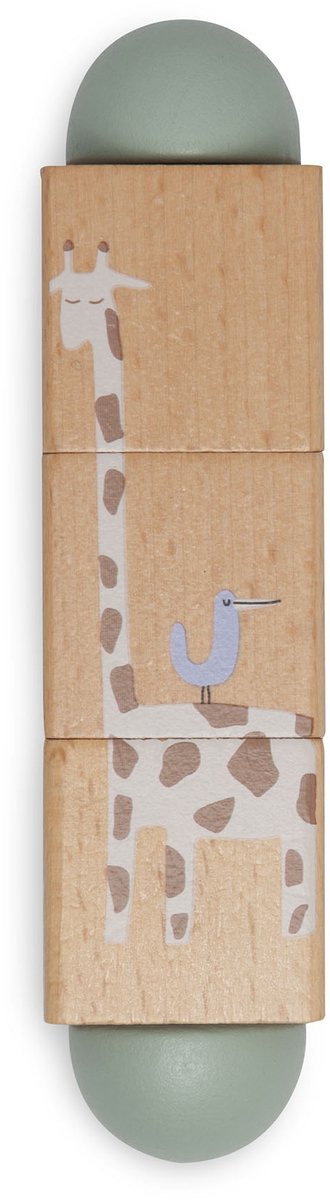 Jollein 105-001-67103 - Puzzel - Hout - Draaipuzzel - Jungle Jambo van Jollein — afbeelding 3