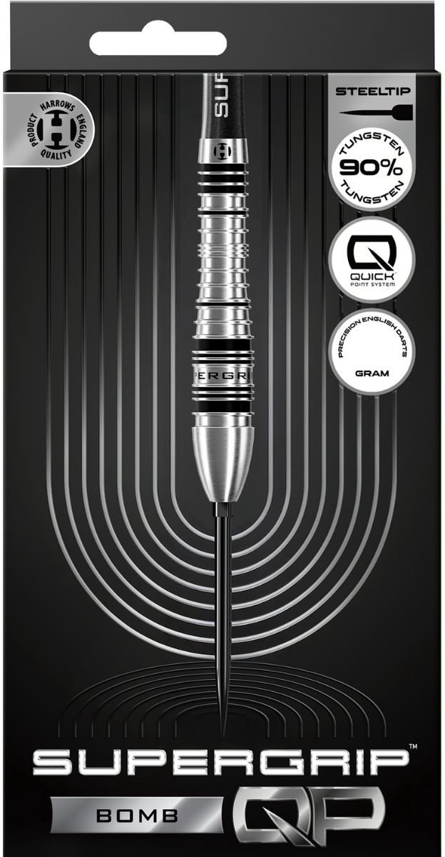 Harrows Supergrip Bomb Quick Point 90% - Dartpijlen van Merkloos — afbeelding 4
