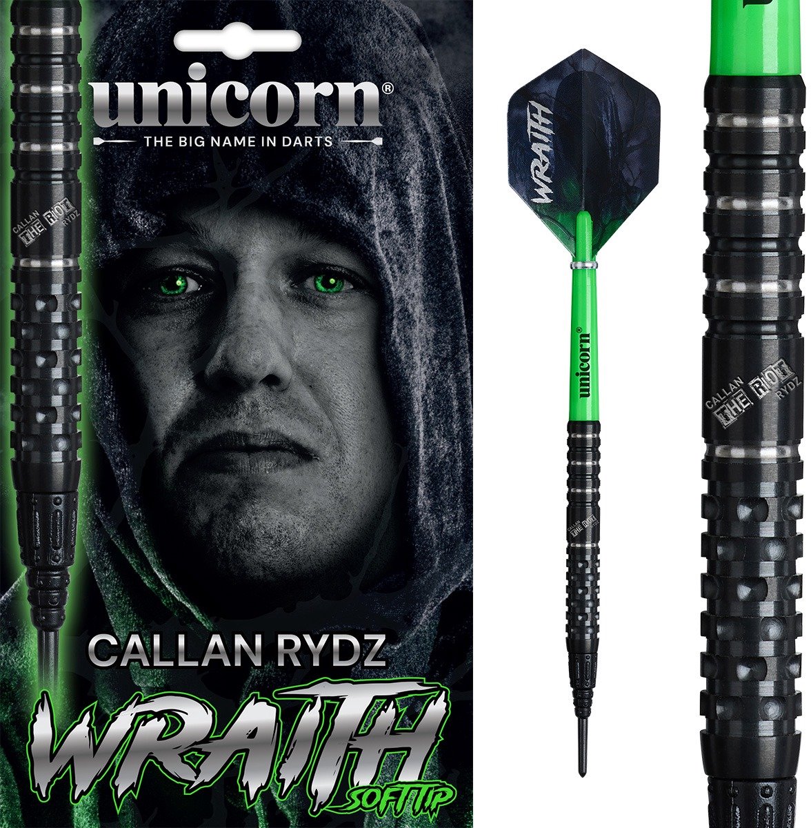 Unicorn Wraith Callan Rydz Phase 2 90% - Soft Tip Darts