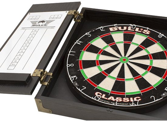 Bulls Dartcabinet Classic Zwart van Bull's — afbeelding 3