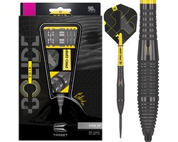 Target Darts Bolide Void Steel Tip Dartpijlen 26G Barrel 05 - 90% Tungsten met Swiss Point Technologie, Pro Grip Shafts en Pro Ultra Flights - Zwarte Titanium Nitride Coating