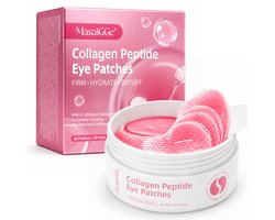 Collageen Peptide Eye Patches (60 stuks) – Oogpads - Under Oogmasker Wallen, Rimpels en Donkere…