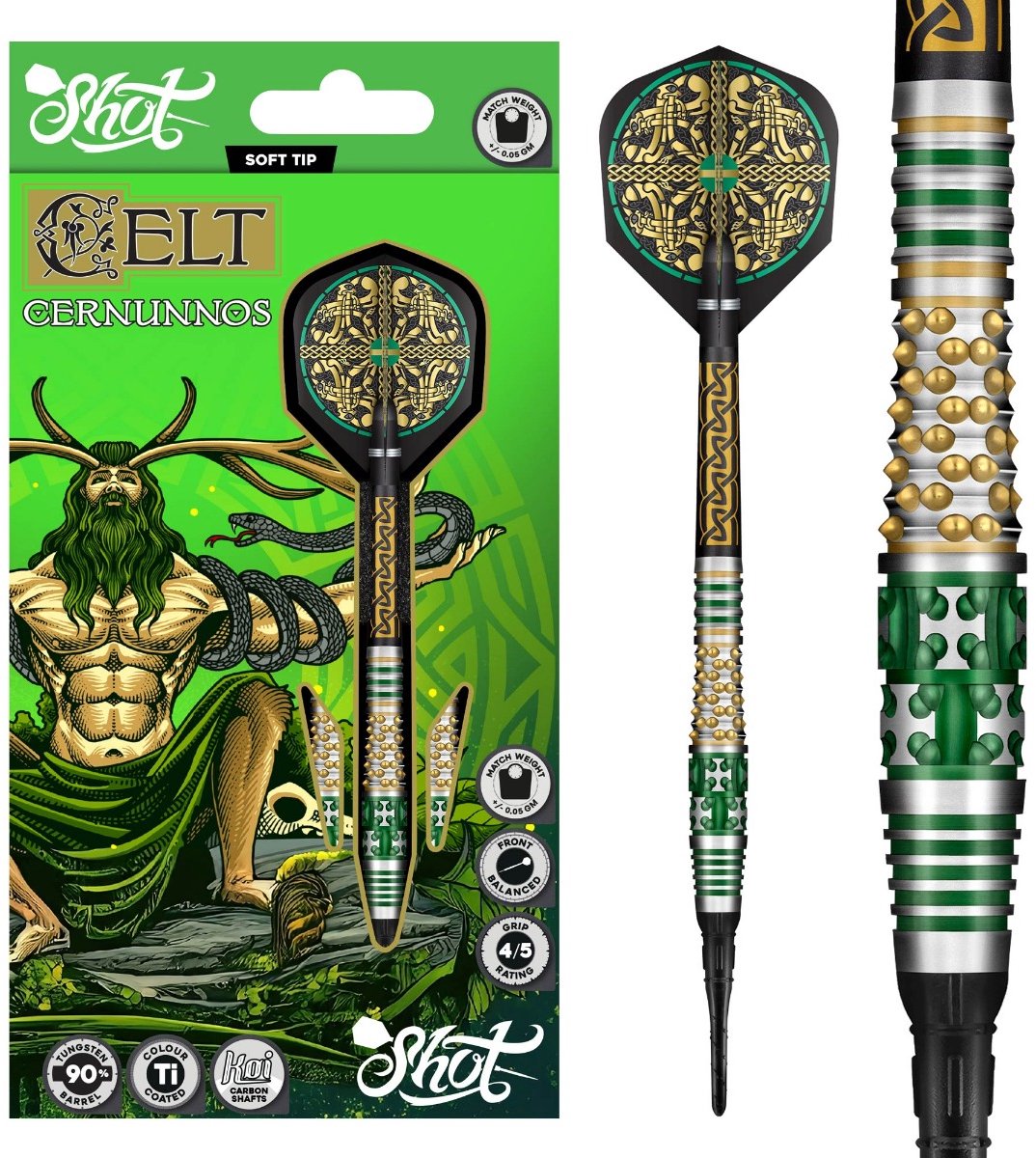 Shot Celt Cernunnos 90% - Soft Tip Darts