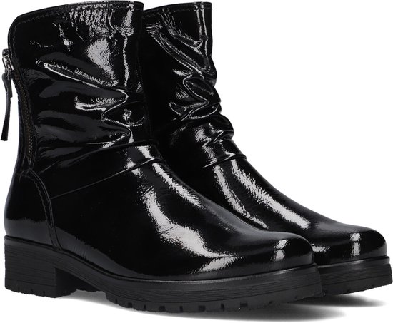 Gabor 092 Enkellaarsjes - Enkelboots met rits - Dames - Zwart - Maat 41