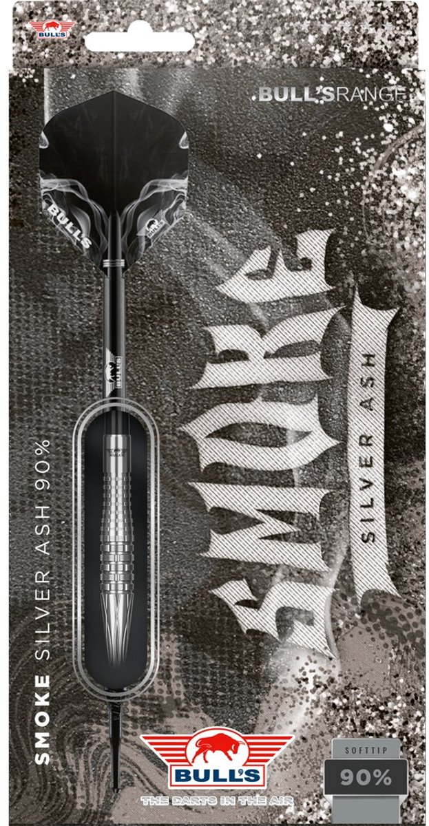 Bull's Smoke Silver Ash 90% Soft Tip - Dartpijlen - 20 Gram van Bull's — afbeelding 5