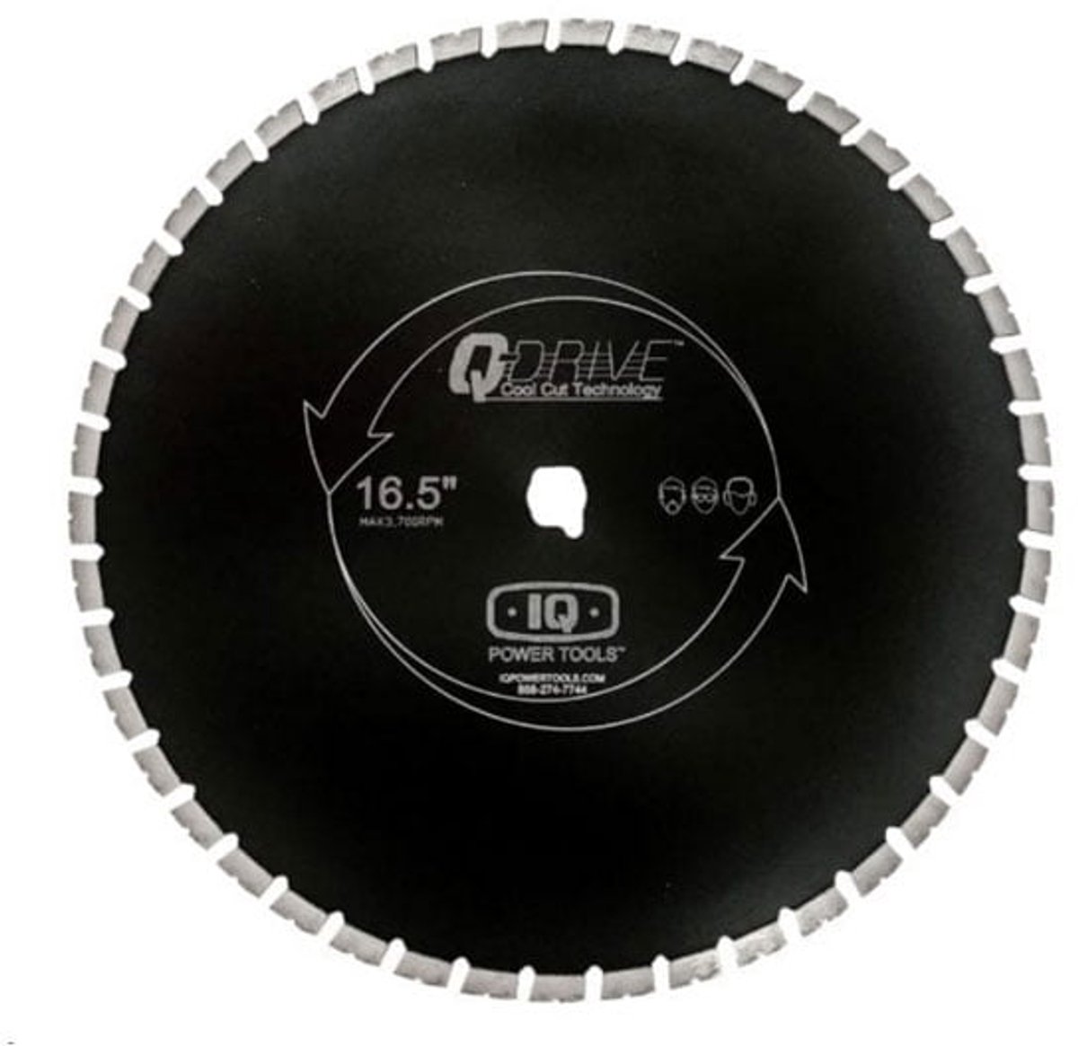 iQ Power Tools Diamantschijf 420mm Baksteen - Q-Drive Cool Cut | BuitenKansje!