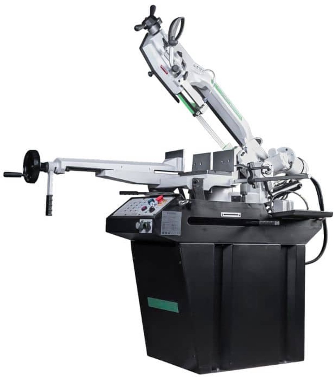 Eggenberg EBS2645 Stationaire Metaal Bandzaagmachine 235 mm 230V - Hydraulische Zakbediening - Dubbelverstek -45°/+60°
