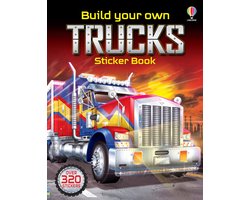 Build Your Own Sticker Book- Build Your Own Trucks Sticker Book