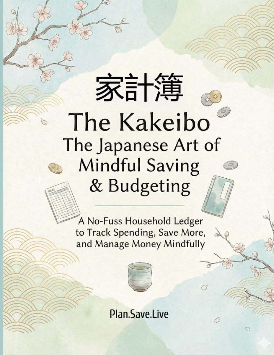 The Kakeibo Budget Planner (Large): A No-Fuss Household Ledger to Track Spending, Save More, and Manage Money Mindfully - ShopVlot