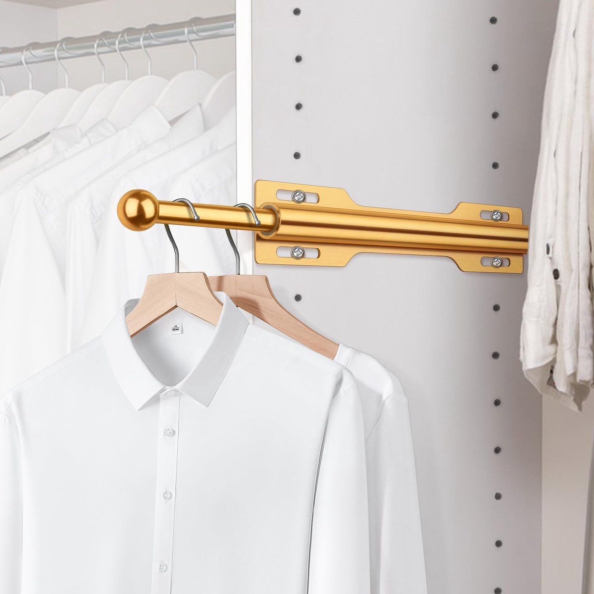 FIRJOY Valet Rod voor Closet Pull Out (Goud) - ShopVlot