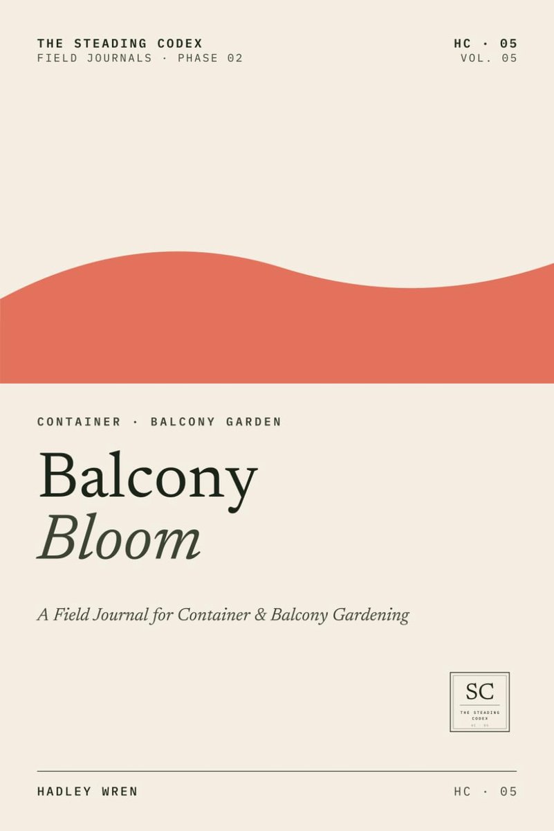 Balcony Bloom: A Field Journal for Container & Balcony Gardening - ShopVlot