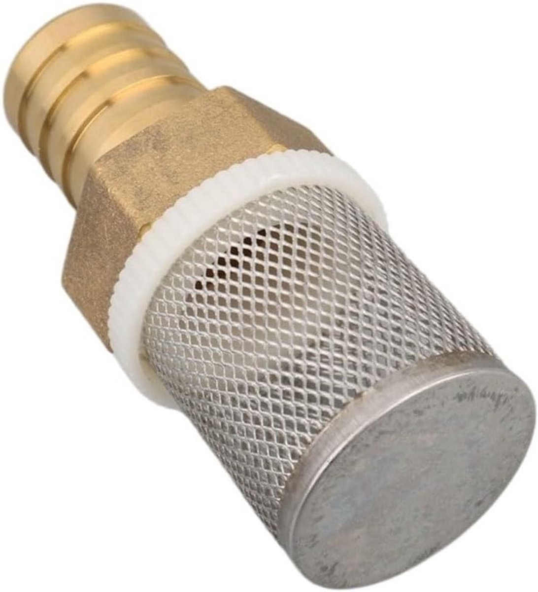 Filter Voetklep voor Tuinslang, 16 19 25 32mm Waterfilter Strainer van RVS Mesh voor Irrigatie en Besproeiing