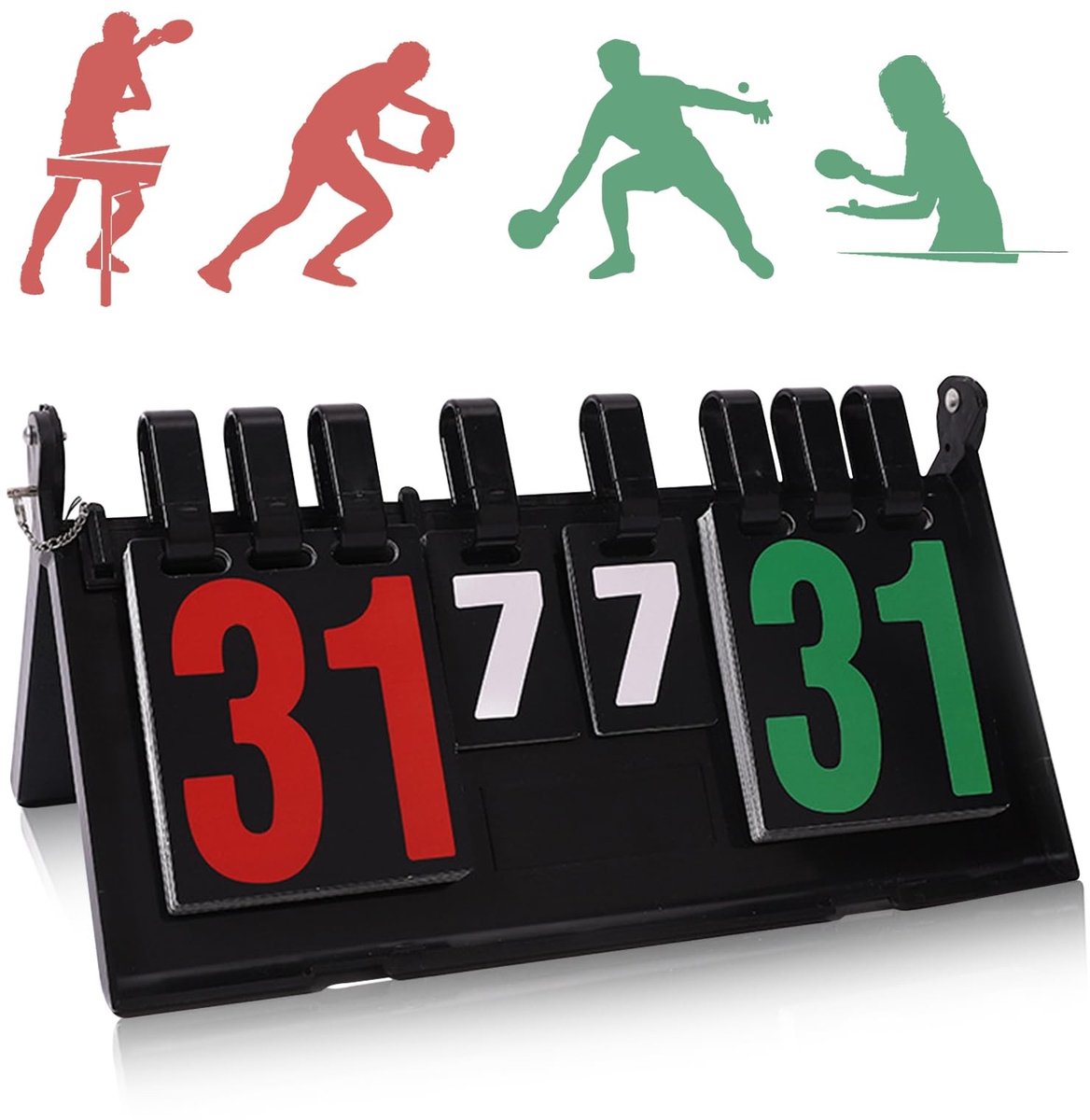Elzusha - Draagbaar Flip Scoresysteem voor Sporten