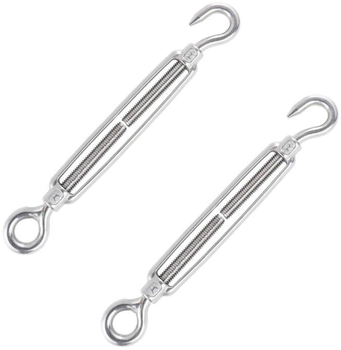 Elzusha - RVS Kabel Spanner met Haak (M8, 2 Stuks)