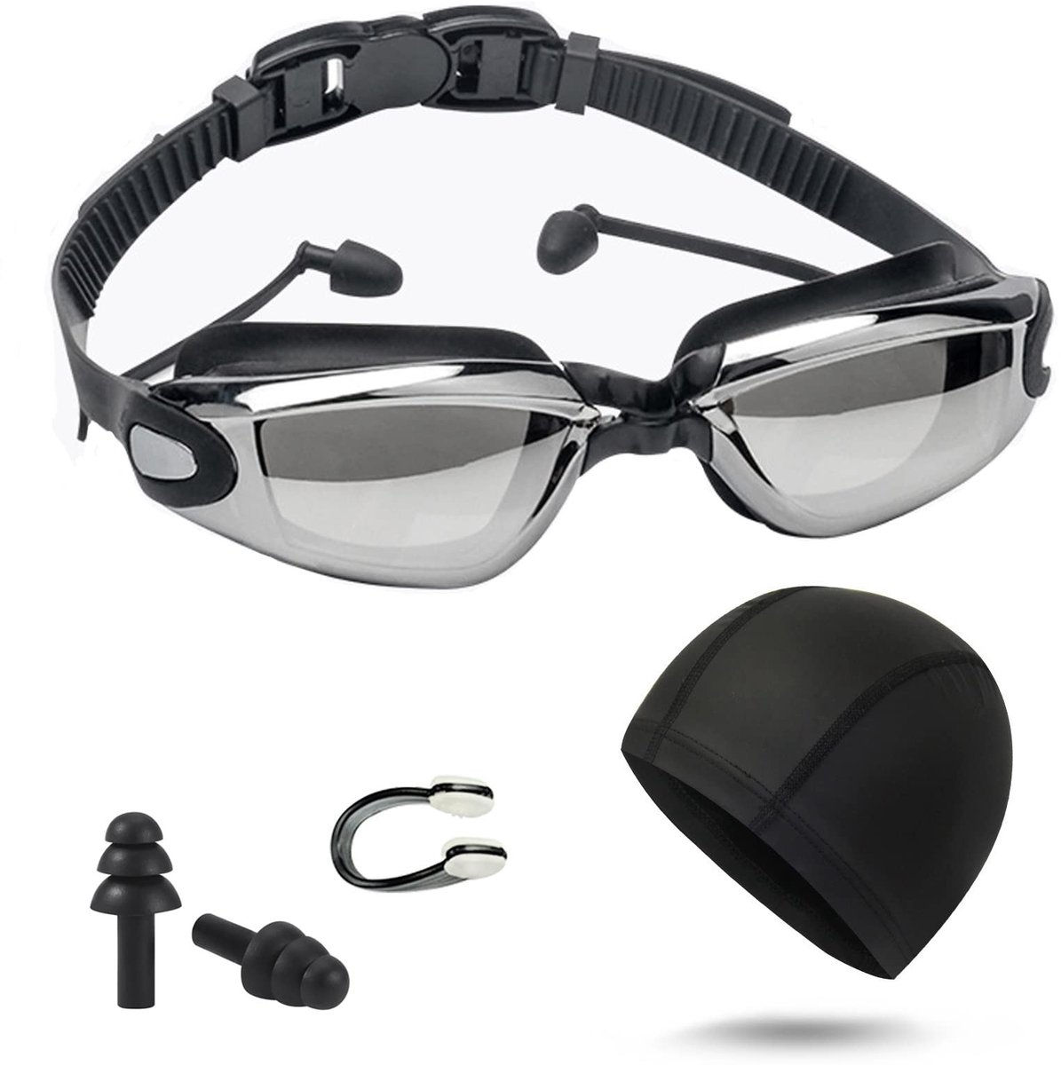 Elzusha - Anti-Fog Zwemgoggles met UV Bescherming