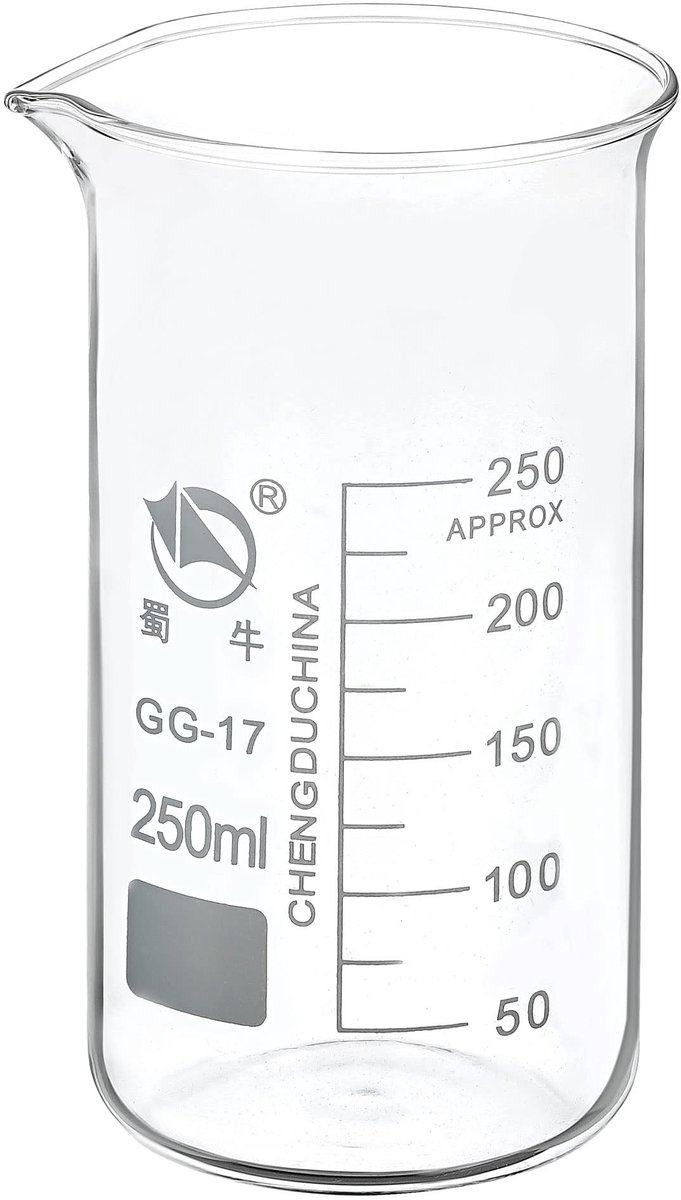 Elzusha - 250ml Borosilicaat Glazen Maatbeker met Tuit