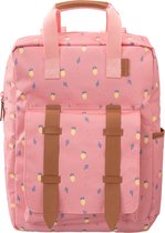 Fresk Grote Rugzak voor kinderen 5-7 jaar - 9,3 L - Schooltas Kind Meisjes - Verstelbare Schouderbanden - Waterafstotende Rugtas - Roze - Summer Fruit