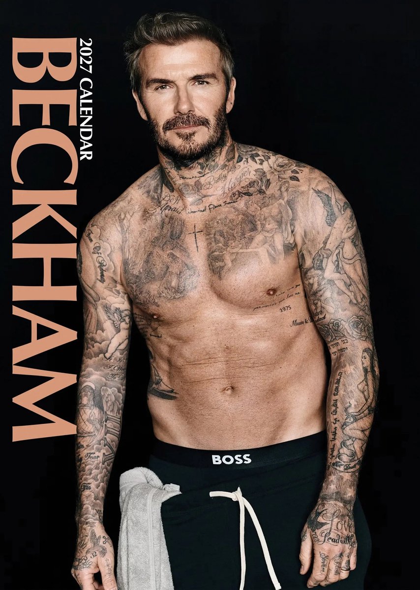 Beckham A3 Kalender 2027