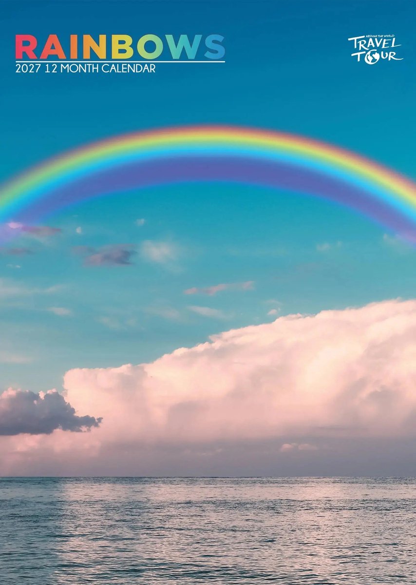 Regenbogen A3 Kalender 2027