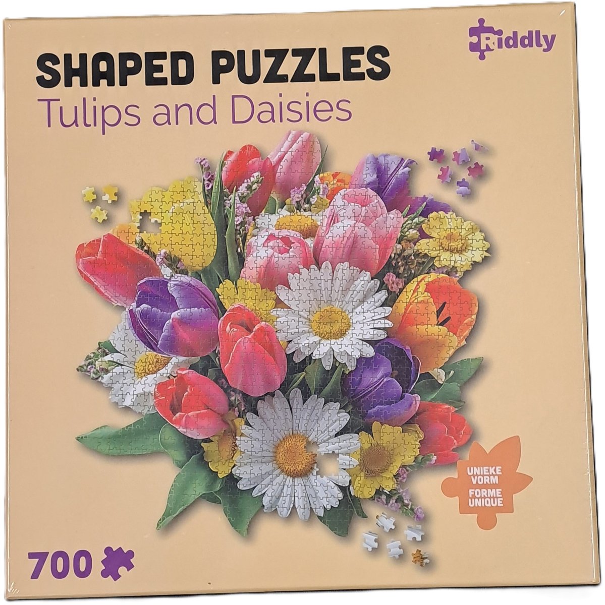 Shaped Puzzles Tullips And Daisies 700 stukjes