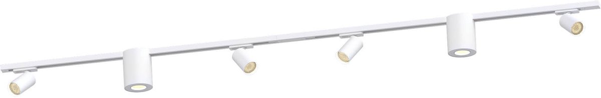 Ledvion - 2m LED Railverlichting Set - Kantelbaar - GU10 Spots - Wit