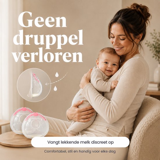 Evite Flow Breast Milk Collector - Vangt Moedermelk Op - Discreet in BH - Lekschalen - Zacht Siliconen - 2 x 35 ml — afbeelding 5
